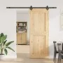 Puerta corredera con herrajes madera maciza de pino 90x210 cm de , Puertas - Ref: Foro24-3332733, Precio: 218,05 €, Descuento: %