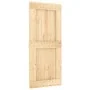 Puerta corredera con herrajes madera maciza de pino 90x210 cm de , Puertas - Ref: Foro24-3332733, Precio: 218,05 €, Descuento: %