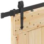 Puerta corredera con herrajes madera maciza de pino 85x210 cm by , Doors - Ref: Foro24-3332738, Price: 195,58 €, Discount: %