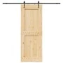 Puerta corredera con herrajes madera maciza de pino 85x210 cm von , Türen - Ref: Foro24-3332744, Preis: 207,79 €, Rabatt: %