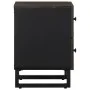 Mesita de noche de madera maciza de mango negra 40x33x46 cm de , Mesitas de noche - Ref: Foro24-4017682, Precio: 68,93 €, Des...
