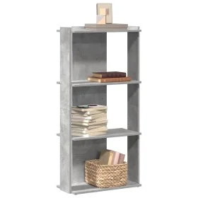 Librería de 3 niveles madera gris hormigón 60x30x120 cm von , Bücherregale und Regale - Ref: Foro24-860268, Preis: 57,78 €, R...
