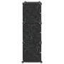 Estantería de cubos con 6 compartimentos y puertas PP negro by , Shoe racks and shoe organizers - Ref: Foro24-4019576, Price:...