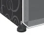 Estantería de cubos con 6 compartimentos y puertas PP negro by , Shoe racks and shoe organizers - Ref: Foro24-4019576, Price:...