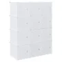Organizador de cubos almacenamiento 12 cubos varillas colgar PP by , Clothing and closet storage - Ref: Foro24-4019583, Price...