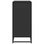 Aparador de madera de ingeniería y metal negro 68x35x76 cm de , Aparadores - Ref: Foro24-848974, Precio: 80,11 €, Descuento: %