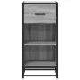 Aparador madera ingeniería y metal gris Sonoma 35,5x35x76 cm de , Aparadores - Ref: Foro24-848957, Precio: 59,40 €, Descuento: %