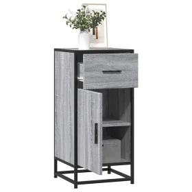 Aparador madera ingeniería y metal gris Sonoma 35,5x35x76 cm von , Sideboards - Ref: Foro24-848962, Preis: 72,88 €, Rabatt: %