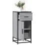 Aparador madera ingeniería y metal gris Sonoma 35,5x35x76 cm by , Sideboards - Ref: Foro24-848962, Price: 72,88 €, Discount: %