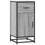 Aparador madera ingeniería y metal gris Sonoma 35,5x35x76 cm by , Sideboards - Ref: Foro24-848962, Price: 72,88 €, Discount: %