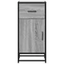 Aparador madera ingeniería y metal gris Sonoma 35,5x35x76 cm by , Sideboards - Ref: Foro24-848962, Price: 72,88 €, Discount: %