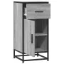 Aparador madera ingeniería y metal gris Sonoma 35,5x35x76 cm by , Sideboards - Ref: Foro24-848962, Price: 72,88 €, Discount: %