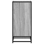 Aparador madera ingeniería y metal gris Sonoma 35,5x35x76 cm by , Sideboards - Ref: Foro24-848962, Price: 72,88 €, Discount: %