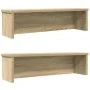 Estantes de cocina apilables 2 uds roble sonoma 60x15x16 cm von , Behälter für Küchenutensilien - Ref: Foro24-860504, Preis: ...
