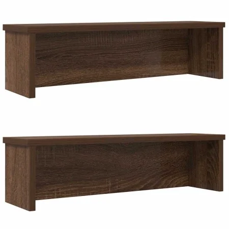Estantes de cocina apilables 2 uds roble marrón 60x15x16 cm von , Behälter für Küchenutensilien - Ref: Foro24-860512, Preis: ...