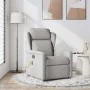 Sillón de masaje reclinable de tela gris nube by , Armchairs - Ref: Foro24-4015595, Price: 204,39 €, Discount: %