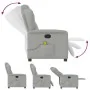 Sillón de masaje reclinable de tela gris nube by , Armchairs - Ref: Foro24-4015595, Price: 204,39 €, Discount: %