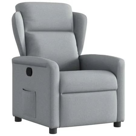 Sillón reclinable de tela gris claro by , Armchairs - Ref: Foro24-4015576, Price: 187,02 €, Discount: %