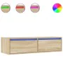 Mueble de TV con luces LED roble sonoma 100X35,5x25 cm von , TV-Möbel - Ref: Foro24-860240, Preis: 78,67 €, Rabatt: %