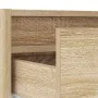Mueble de TV con luces LED roble sonoma 100X35,5x25 cm von , TV-Möbel - Ref: Foro24-860240, Preis: 78,67 €, Rabatt: %