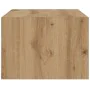 Mueble de TV con luces LED roble artisan 75x35,5x25 cm by , TV Furniture - Ref: Foro24-860237, Price: 69,43 €, Discount: %