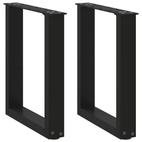Patas de mesa de centro forma U 2uds acero negro 28x(42-43) cm von , Tischbeine - Ref: Foro24-4013148, Preis: 52,03 €, Rabatt: %