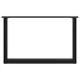 Patas de mesa de centro forma U 2uds acero negro 60x(42-43) cm de , Patas para mesas - Ref: Foro24-4013160, Precio: 80,10 €, ...