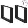 Patas de mesa de centro forma U 2uds acero negro 50x(30-31) cm von , Tischbeine - Ref: Foro24-4013136, Preis: 66,32 €, Rabatt: %