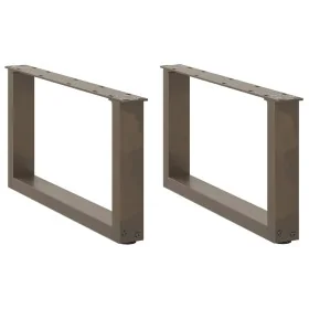 Patas de mesa centro forma U 2uds acero natural 60x(30-31) cm von , Tischbeine - Ref: Foro24-4013143, Preis: 55,49 €, Rabatt: %