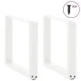 Patas de mesa de centro forma U 2uds acero blanco 50x(42-43) cm von , Tischbeine - Ref: Foro24-4013157, Preis: 58,37 €, Rabat...