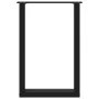 Patas para mesa comedor forma U 2uds acero negro 50x(72-73)cm de , Patas para mesas - Ref: Foro24-4013176, Precio: 101,62 €, ...