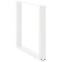 Patas para mesa centro forma U 3 uds blanco 80x(72-73) cm acero by , Table legs - Ref: Foro24-4013205, Price: 127,09 €, Disco...