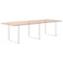Patas para mesa centro forma U 3 uds blanco 80x(72-73) cm acero by , Table legs - Ref: Foro24-4013205, Price: 127,09 €, Disco...