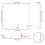 Patas para mesa centro forma U 3 uds blanco 80x(72-73) cm acero by , Table legs - Ref: Foro24-4013205, Price: 127,09 €, Disco...