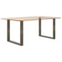 Patas para mesa comedor forma U 2uds acero natural 90x(72-73)cm von , Tischbeine - Ref: Foro24-4013195, Preis: 93,68 €, Rabat...