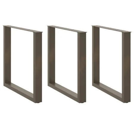 Patas mesa centro forma U 3uds acero natural 90x(72-73)cm acero von , Tischbeine - Ref: Foro24-4013211, Preis: 130,53 €, Raba...