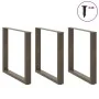 Patas mesa centro forma U 3uds acero natural 90x(72-73)cm acero von , Tischbeine - Ref: Foro24-4013211, Preis: 130,53 €, Raba...