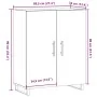 Aparador de madera de ingeniería roble artisan 69,5x34x90 cm de , Aparadores - Ref: Foro24-857182, Precio: 86,55 €, Descuento: %