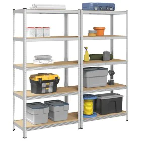 Estantes de almacenamiento de 5 capas 2 uds by , Industrial shelving - Ref: Foro24-3307602, Price: 111,31 €, Discount: %