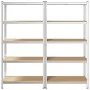 Estantes de almacenamiento de 5 capas 2 uds by , Industrial shelving - Ref: Foro24-3307602, Price: 111,31 €, Discount: %