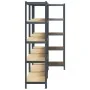 Estante almacenaje 5 niveles 3 uds acero y madera contrachapada by , Industrial shelving - Ref: Foro24-3307609, Price: 179,61...