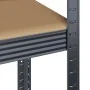 Estante almacenaje 5 niveles 3 uds acero y madera contrachapada by , Industrial shelving - Ref: Foro24-3307609, Price: 179,61...