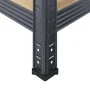 Estante almacenaje 5 niveles 3 uds acero y madera contrachapada by , Industrial shelving - Ref: Foro24-3307609, Price: 179,61...