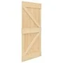 Puerta corredera con herrajes madera maciza de pino 80x210 cm de , Puertas - Ref: Foro24-3332643, Precio: 222,36 €, Descuento: %