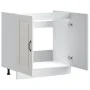Mueble bajo para fregadero Kalmar blanco brillo 80x46x81,5 cm von , Küchenschränke - Ref: Foro24-853449, Preis: 83,21 €, Raba...