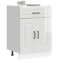 Mueble bajo cocina Kalmar madera ingeniería blanca alto brillo von , Küchenschränke - Ref: Foro24-853489, Preis: 94,77 €, Rab...