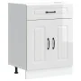 Mueble bajo cocina Kalmar madera ingeniería blanca alto brillo von , Küchenschränke - Ref: Foro24-853489, Preis: 94,77 €, Rab...