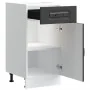 Mueble bajo de cocina Kalmar madera de ingeniería negra de , Armarios de cocina - Ref: Foro24-853468, Precio: 94,07 €, Descue...