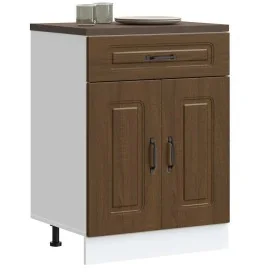 Mueble bajo de cocina Kalmar madera ingeniería de roble marrón de , Armarios de cocina - Ref: Foro24-853494, Precio: 89,06 €,...