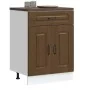 Mueble bajo de cocina Kalmar madera ingeniería de roble marrón von , Küchenschränke - Ref: Foro24-853494, Preis: 89,06 €, Rab...
